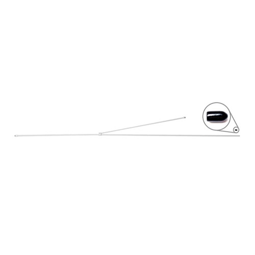 Rod 1100Mm Weiß With 412Mm Stretchers + End Part Black