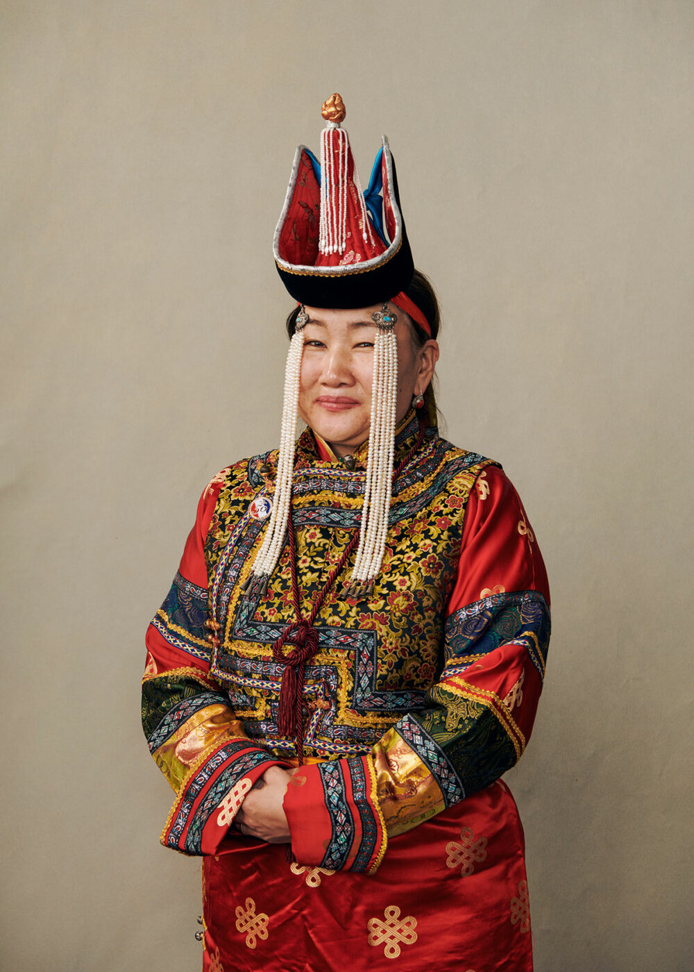 Asian woman in a traditional outfit