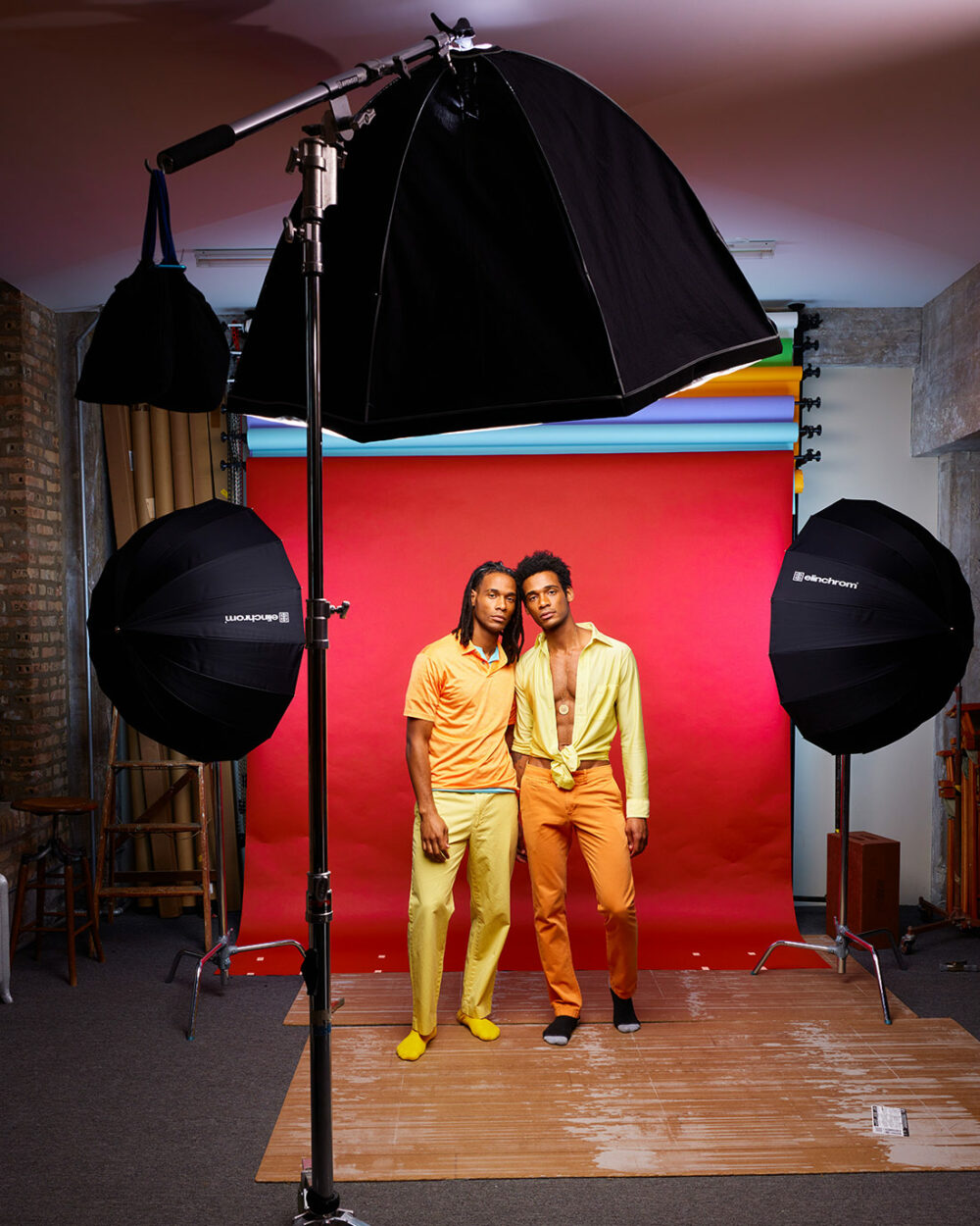 Behind the scenes, John Gress's shooting